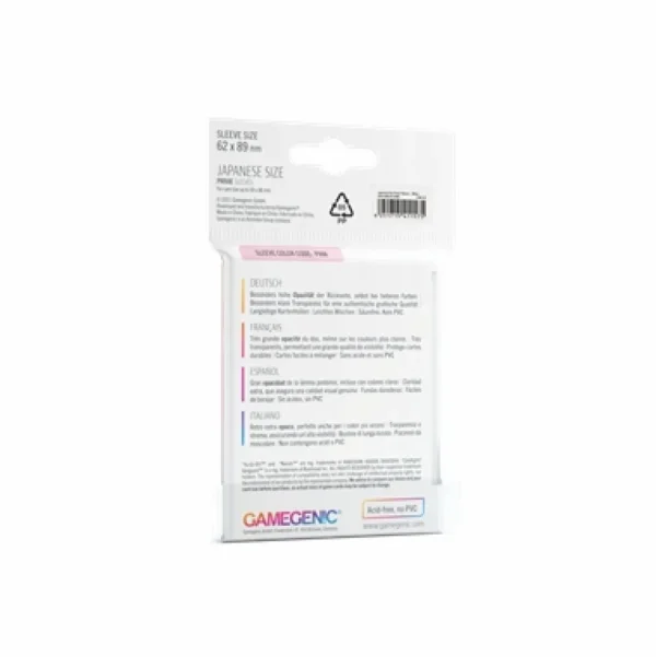 Gamegenic Sleeves Small (62X89) - White Sale