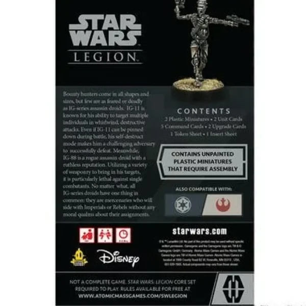 Fantasy Flight Games Star Wars Legion - Ig-Series Assassin Droids Operative Expansion - En Best Sale