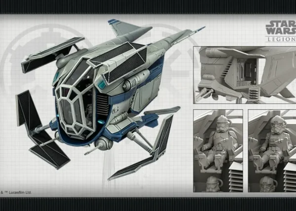 Fantasy Flight Games Star Wars Legion Laat/Le Patrol Transport Clearance