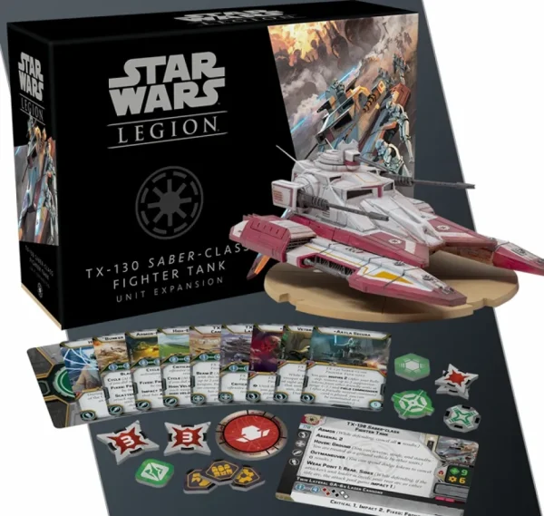 Fantasy Flight Games Star Wars Legion Tx-130 Saber-Class Repulsor Tank Outlet