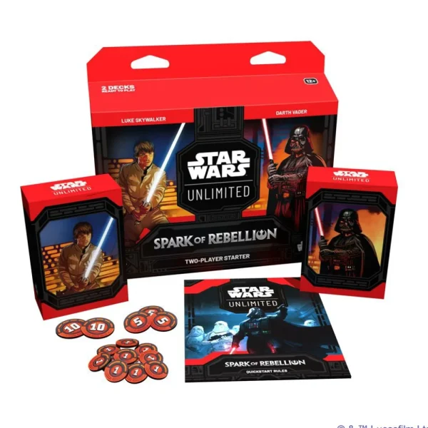 Fantasy Flight Games Star Wars Unlimited: Spark Of Rebellion - 2-Player Starter Clearance
