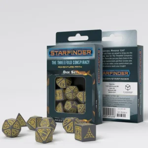 Q Workshop Starfinder Threefold Conspiracy Dice Set (7) Best