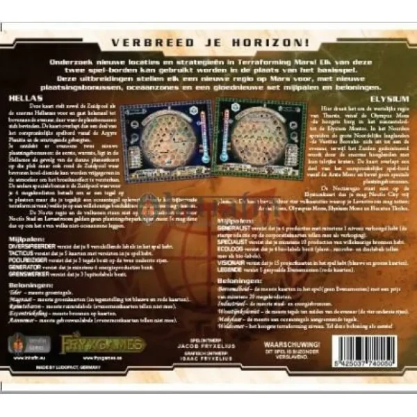 Intrafin Terraforming Mars Hellas & Elysium Nl Best