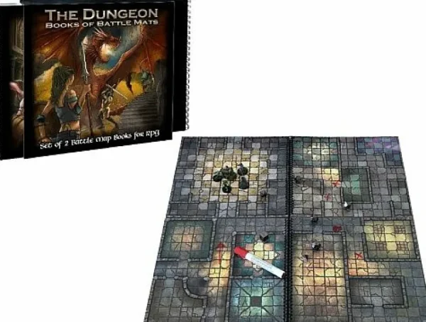 Loke Battlemats The Dungeon Books Of Battle Mats New