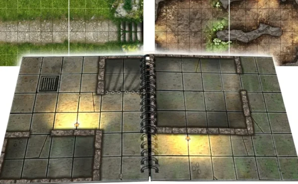 Loke Battlemats The Little Book Of Battle Mats - Dungeon Edition - En Shop