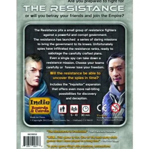 Indie Boards and Cards The Resistance - Basisspel Cheap