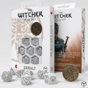 Q Workshop The Witcher Dice Set - Geralt - The White Wolf Fashion
