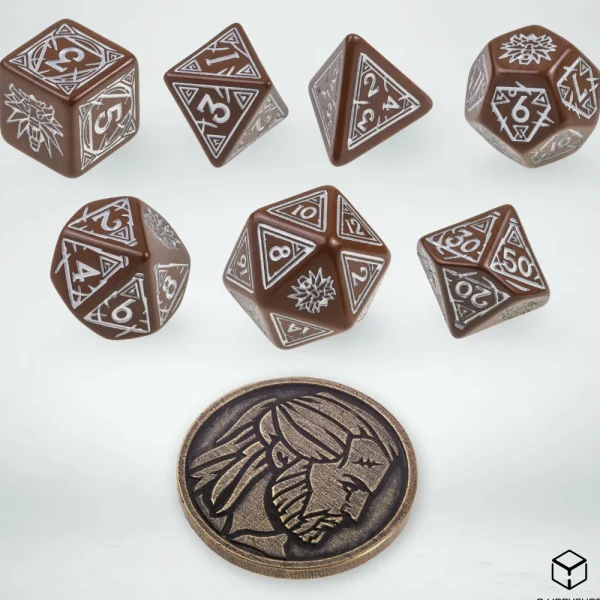 Q Workshop The Witcher Dice Set Geralt - The Roach'S Companion Discount