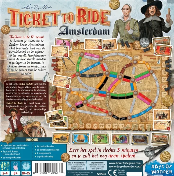 Days of Wonder Ticket To Ride: Amsterdam - Nl New
