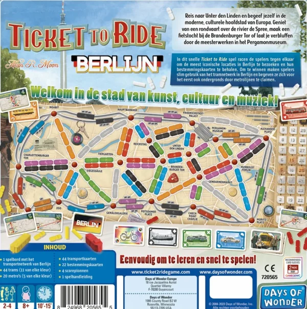 Days of Wonder Ticket To Ride Nl - Berlijn Best