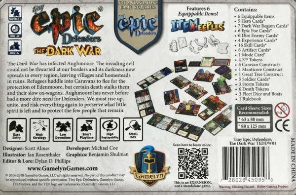 Gamelyn Games Tiny Epic Defenders: The Dark War Shop