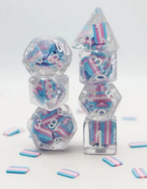 Foam Brain Games Transgender Flag Rpg Dice Set Online