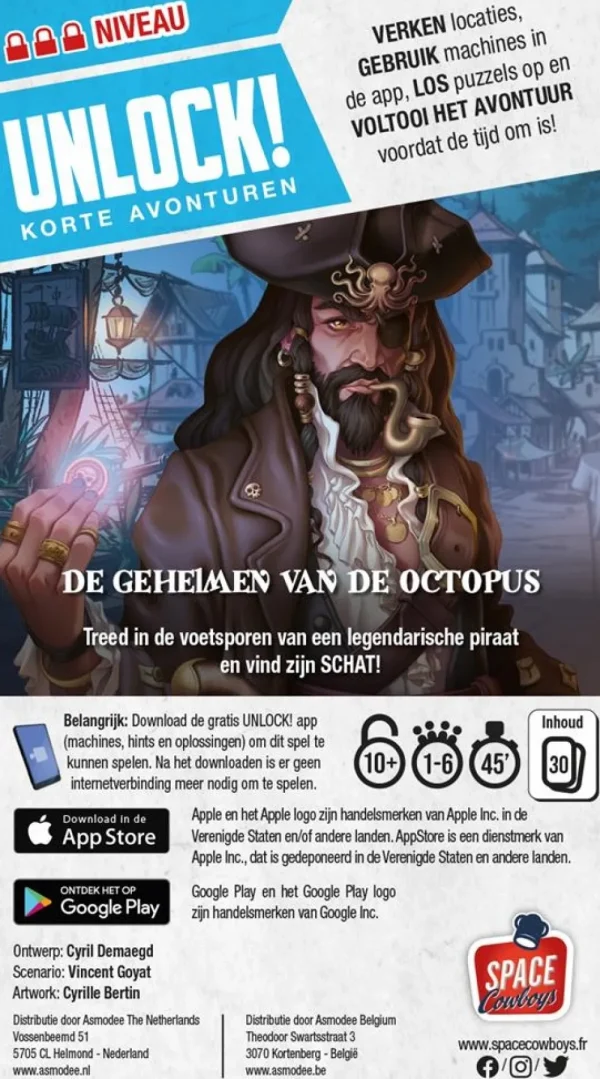 Space Cowboys Unlock! Korte Avonturen 6: De Geheimen Van De Octopus Hot