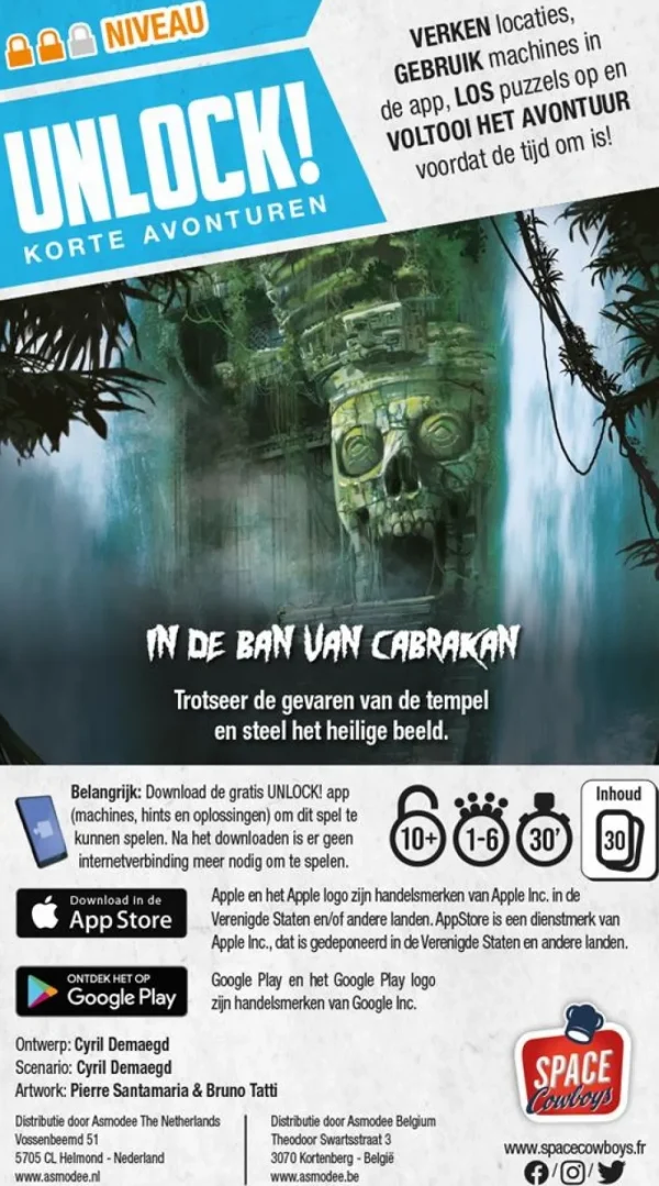 Space Cowboys Unlock! Korte Avonturen 5: In De Ban Van Cabrakan Shop