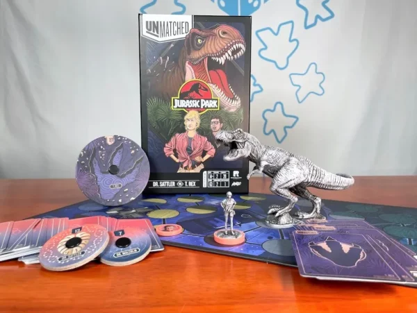 Restoration Games Unmatched - Jurassic Park Dr. Sattler Vs T. Rex New