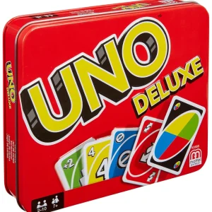 Mattel Games Uno Deluxe Tin - Kaartspel Cheap