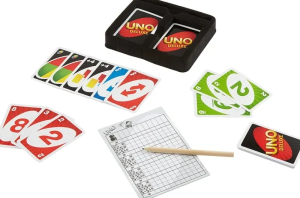 Mattel Games Uno Deluxe Tin - Kaartspel Cheap