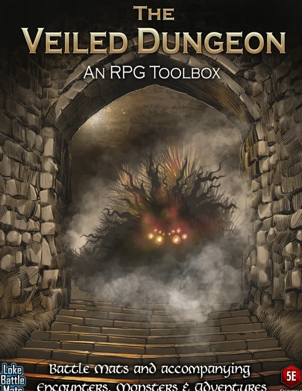 Loke Battle Mats Veiled Dungeon Rpg Toolbox 5E Flash Sale