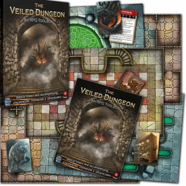 Loke Battle Mats Veiled Dungeon Rpg Toolbox 5E Flash Sale