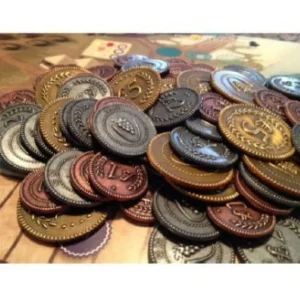 Stonemaier Games Viticulture Metal Lira Coins Fashion