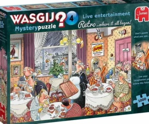 Jumbo Wasgij Mystery 4 Retro - Live Entertainment! (1000) Sale