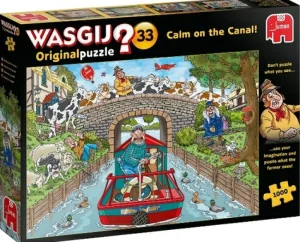 Jumbo Wasgij Original 33 - Kalm Op Het Kanaal! (1000) Flash Sale