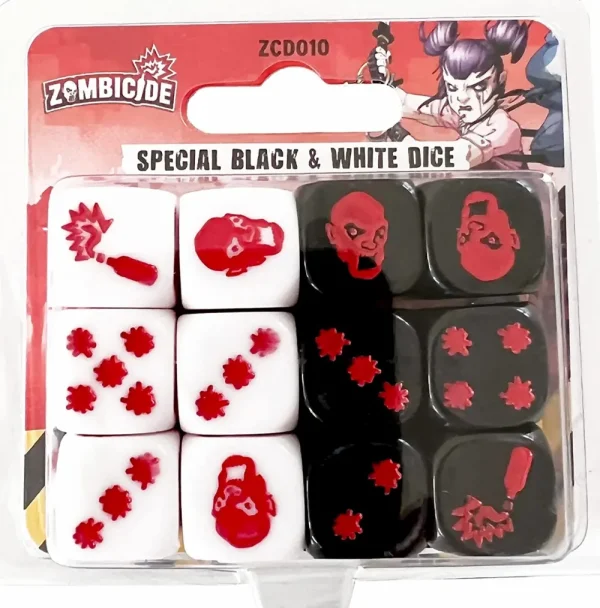 Cool Mini or Not Zombicide 2Nd Edition Special Black/White Dice Online