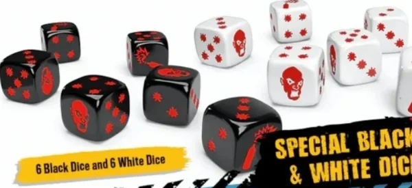 Cool Mini or Not Zombicide 2Nd Edition Special Black/White Dice Online