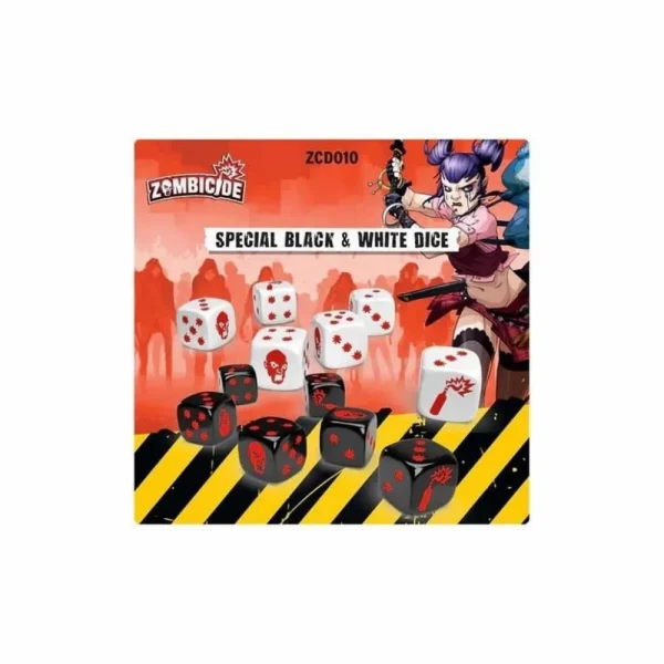 Cool Mini or Not Zombicide 2Nd Edition Special Black/White Dice Online