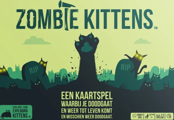 Exploding Kittens Zombie Kittens - Nl Clearance